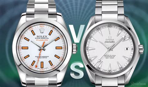 rolex milgauss vs omega|rolex milgauss 3000 gauss.